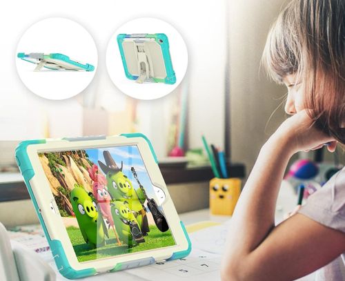 Etui do iPad 9/8/7 10.2" z Podstawką i Paskiem na Ramię Zielone na Arena.pl