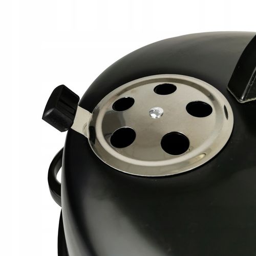 DOMOWA WĘDZARNIA GRILL WĘGLOWY Z TERMOMETREM 3 RUSZTY BBQ 1004 na Arena.pl