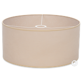Abażur tkaninowy 50x25 cm beżowy E27 - Cerlux ABA50/25 E14 KLOSZ LAMPA