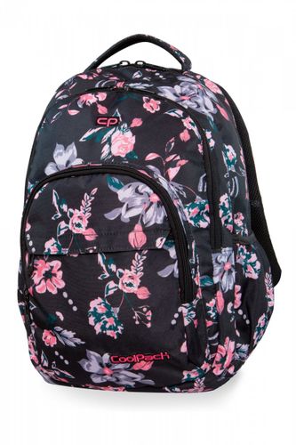 Plecak CoolPack BASIC PLUS w kwiaty na ciemnym tle, DARK ROMANCE (B03020) na Arena.pl