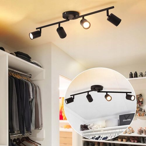 Lampa sufitowa kinkiet spot oprawa halogenowa natynkowa 4x GU10 na Arena.pl