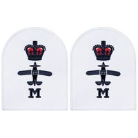 BRYTYJSKA NASZYWKA Z HAFTEM ROYAL NAVY M