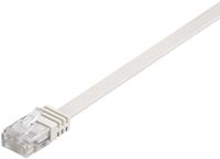 MicroConnect U/UTP CAT6 0.25M White Flat