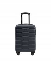 Walizka Kabinowa Podróżna Na Kółkach Twarda PUCCINI Czarna ABS024C-1