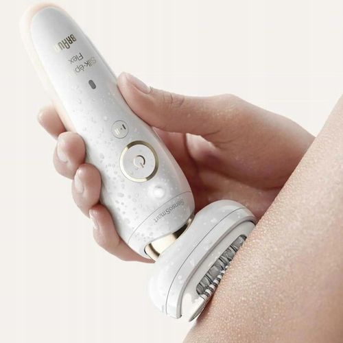 DEPILATOR BRAUN SILK-epil 9 FLEX RUCHOMA GŁOWICA 3D + 3 NASADKI + ETUI na Arena.pl