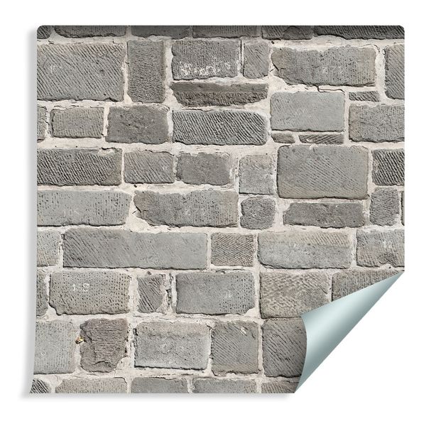 Tapeta Szary Ceglany Mur zdjęcie 1
