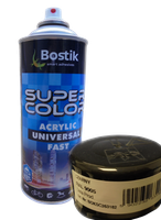 FARBA W SPRAYU SZYBKOSCHNĄCA UNIWERSALNA AKRYLOWA CZARNY RAL 9005 400ML