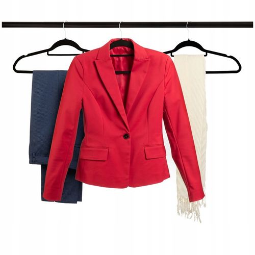 WIESZAK WELUROWY NA UBRANIA WIESZAKI WELUROWE NA ODZIEŻ X30 CZARNE na Arena.pl