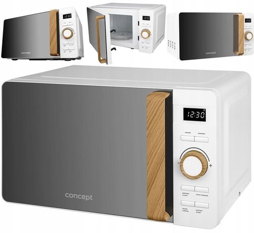 KUCHENKA MIKROFALOWA MIKROFALÓWKA WOLNOSTOJĄCA 20L 800W BIAŁA Concept na Arena.pl
