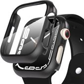 TECH-PROTECT ETUI Z SZKŁEM DO Apple Watch 7/8/9 (45MM) CZARNE