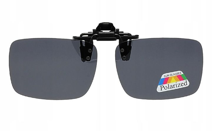 NAKŁADKI NA OKULARY POLARYZACYJNE PRZECIWSŁONECZNE UV400 UNIWERSALNE Z ETUI zdjęcie 2