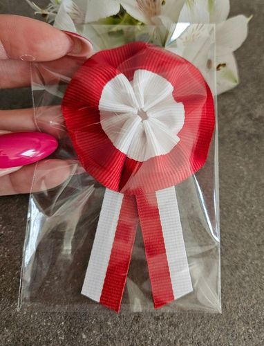 Kotyliony narodowe rozetka 2 patriotyczne 11 listopada przypinki 4 szt na Arena.pl