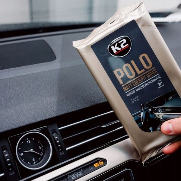 K2 POLO MATT chusteczki do kokpitu, wnętrza MATOWE zdjęcie 3