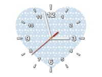 30X30CM ZEGAR SERCE GWIAZDKI OBRAZ DREWNO