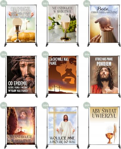 BANER NA BOŻE CIAŁO dekoracja OŁTARZA gotowy wzór na Arena.pl