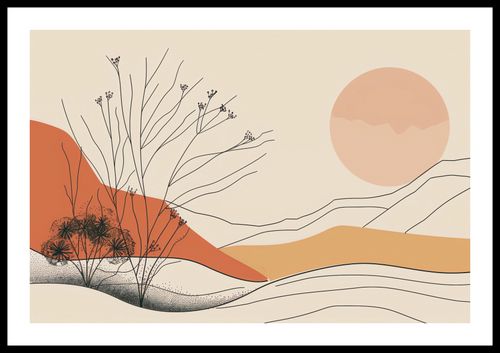 Plakat 60x40cm Pustynna Wydma na Arena.pl