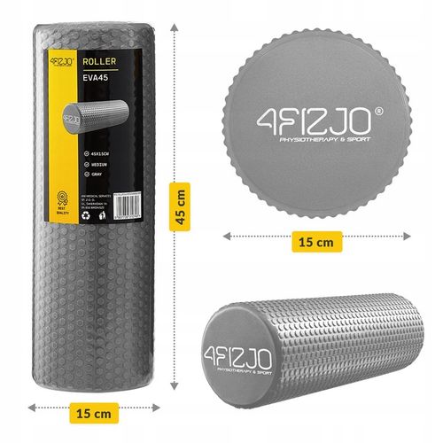 ROLLER WAŁEK DO MASAŻU PLECÓW CIAŁA STÓP NÓG Z WYPUSTKAMI REGENERACJA na Arena.pl