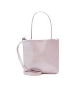 Torebka na ramię i z uchwytem 18x20cm perłowy róż