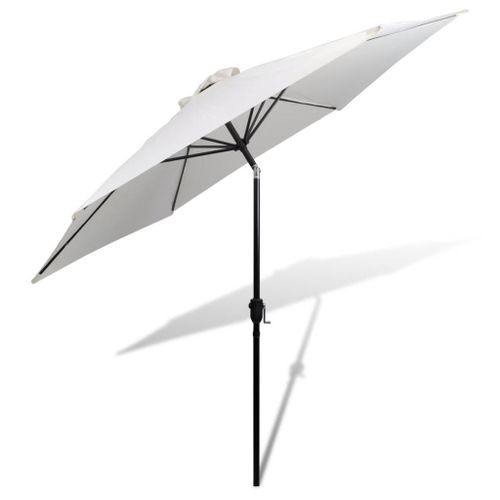 Parasol ogrodowy, biały, 3 m na Arena.pl
