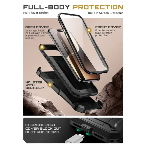 etui supcase ub pro na iphone 17 air - czarne na Arena.pl