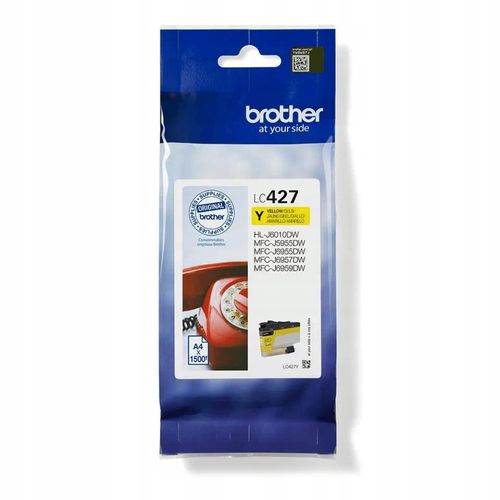 Tusz Brother LC427Y yellow do 1500 str. na Arena.pl