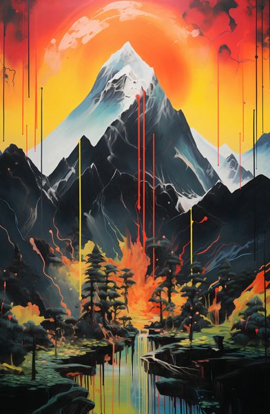 Plakat 53x81cm Górska Alchemia zdjęcie 1
