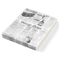 papier pergaminowy do ciepłych przekąsek nadruk gazety 200x250mm