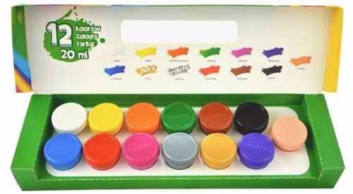 BAMBINO FARBY PLAKATOWE 12 KOL + 1 20 ML na Arena.pl