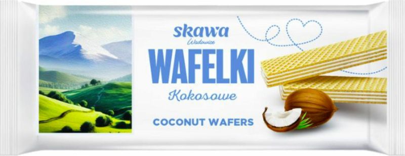 SKAWA WAFELKI 80G KOKOSOWE zdjęcie 1