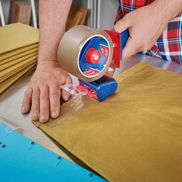 Dyspenser do taśm pakowych tesa STANDARD + taśma zdjęcie 2