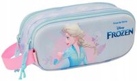 Piórnik szkolny saszetka rozkładany dwukomorowy KRAINA LODU ELSA 3d