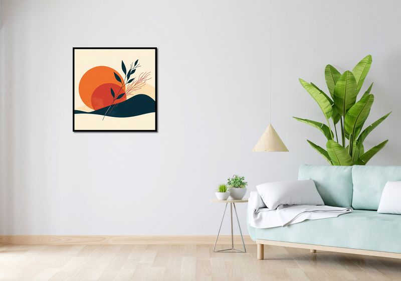 Plakat 70x70cm Zmierzch w Ciszy zdjęcie 4