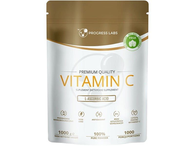 Progress Labs Witamina C W Proszku 100% Kwas L-Askorbinowy 1000G zdjęcie 1