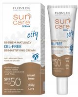 FLOSLEK SUN CARE KREM matujący oil-free SPF 50+ Derma City BB 30 ml