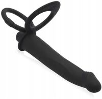 SEX GADŻET WIBRATOR ANALNY Z RINGIEM NA CZŁONKA