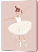 Obraz 70x100cm Wzory dla Dzieci, Dziewczynki Do Pokoju - Balet 3