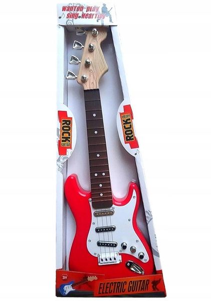 GITARA ROCKOWA DLA DZIECI GRA STRUNY INSTRUMENT zdjęcie 4