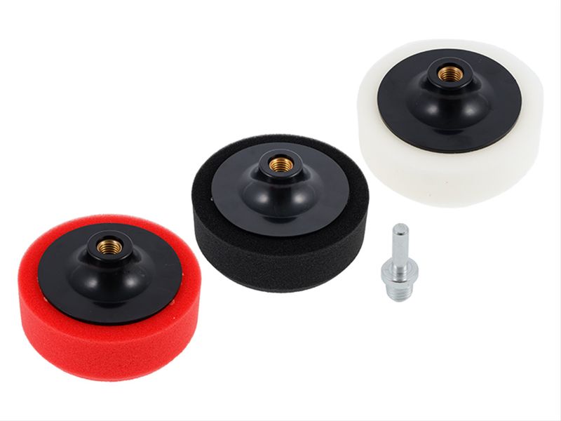 Gąbki polerskie 3 w 1 + adapter zdjęcie 1