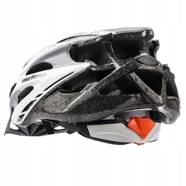KASK ROWEROWY METEOR MV29 DRIZZLE M 55-58 odpinany daszek siatka od owadów zdjęcie 7