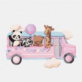 Wesoły Autobus  - Kreatywna Zabawka Dla Dzieci Kho2356