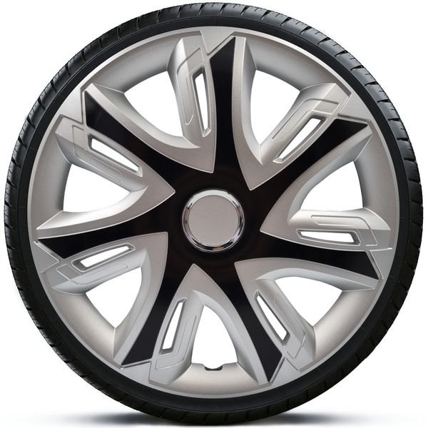 4x Kołpaki 16 NRM SUPERNOVA BICOLOR SB CHROM RING zdjęcie 2