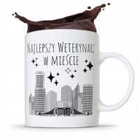 Kubek Dla Weterynarza Najlepszy Weterynarz Miasta Z Nadrukiem Ze Zdjęciem