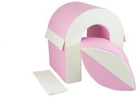 Tunel komplet 2 dużych klocków kształtek piankowych do żłobków przedszkoli