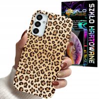 ETUI CASE DO SAMSUNG M23 5G - PANTERKA WZORKI MODNE WZORY DLA KOBIE + SZKŁO