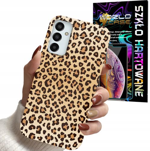 ETUI CASE DO SAMSUNG M23 5G - PANTERKA WZORKI MODNE WZORY DLA KOBIE + SZKŁO na Arena.pl