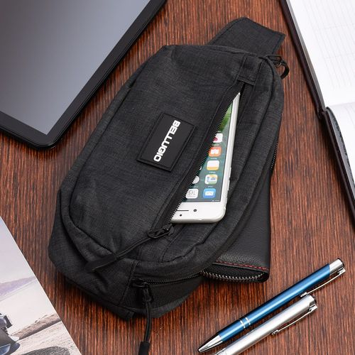 saszetka nerka biodrowa bellugio - czarna na Arena.pl