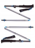 Kije do biegania Black Diamond Distance FLZ Poles - pewter 110-125cm