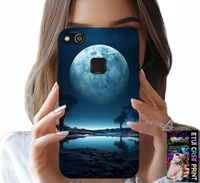 ETUI DO HUAWEI P10 LITE - PEŁNIA KSIĘŻYCA KSIĘŻYC FUTERAŁ + FOLIA