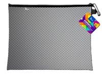 KOPERTA Z SUWAKIEM METALOWYM B4 38X29 CM CZARNA TETIS