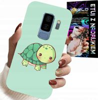 ETUI DO SAMSUNG GALAXY S9 PLUS - SŁODKIE ŻÓŁWKI WZORY DLA DZIECI + FOLIA